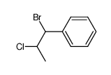 threo-1-bromo-2-chloro-1-phenylpropane Structure