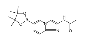 Acetamide, N-[6-(4,4,5,5-tetramethyl-1,3,2-dioxaborolan-2-yl)imidazo[1,2-a]pyridin-2-yl] Structure