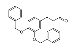 3-[3,4-Bis(benzyloxy)phenyl]propanal Structure