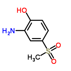 2-Amino-4-(methylsulfonyl)phenol Structure