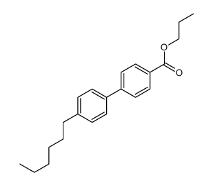 propyl 4-(4-hexylphenyl)benzoate Structure