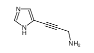 3-(1H-imidazol-5-yl)prop-2-yn-1-amine结构式