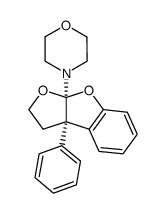 4-(3a-phenyl-3,3a-dihydro-2H-benzo[b]furo[3,2-d]furan-8a-yl)-morpholine Structure