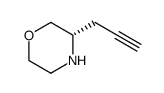 (3S)-3-(prop-2-yn-1-yl)morpholine Structure