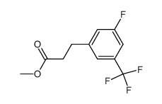 methyl 3-[3-fluoro-5-(trifluoromethyl)phenyl]propanoate Structure