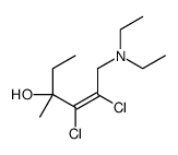 (E)-4,5-dichloro-6-(diethylamino)-3-methylhex-4-en-3-ol Structure