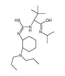 (2S)-2-[[(1R,2R)-2-(dipropylamino)cyclohexyl]carbamothioylamino]-3,3-dimethyl-N-propan-2-ylbutanamide picture