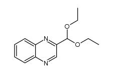 quinoxaline-2-carbaldehyde-diethylacetal结构式