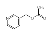 pyridin-3-ylmethyl acetate structure