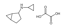 2-bicyclo[3.1.0]hexanyl(cyclopropyl)azanium,2-hydroxy-2-oxoacetate Structure