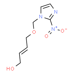 1-(4'-hydroxy-2'-butenoxy)methyl-2-nitroimidazole结构式