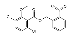 dicamba 2-nitrobenzyl ester结构式