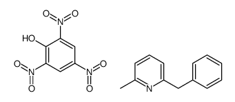 2-benzyl-6-methylpyridine,2,4,6-trinitrophenol Structure