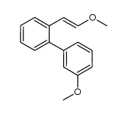 3'-methoxy-2-(2-methoxyvinyl)biphenyl结构式