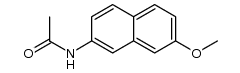 N-(7-methoxy-[2]naphthyl)-acetamide结构式