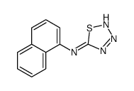 N-naphthalen-1-ylthiatriazol-5-amine Structure