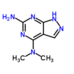 N4,N4-Dimethyl-1H-pyrazolo[3,4-d]pyrimidine-4,6-diamine Structure