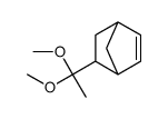 5-(1,1-dimethoxyethyl)bicyclo[2.2.1]hept-2-ene结构式