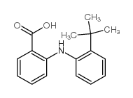 2-(2-TERT-BUTYL-PHENYLAMINO)-BENZOIC ACID Structure