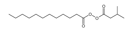 dodecanoyl 3-methylbutyryl peroxide Structure