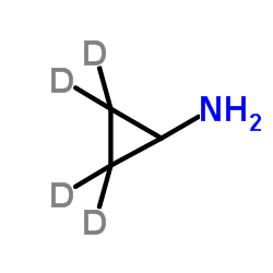 (2,2,3,3-2H4)Cyclopropanamine结构式