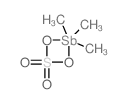 Antimony,trimethylsulfato- (8CI)结构式