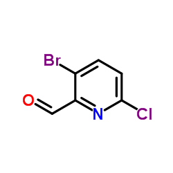 3-Bromo-6-chloropicolinaldehyde Structure