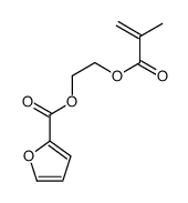 2-(2-methylprop-2-enoyloxy)ethyl furan-2-carboxylate结构式