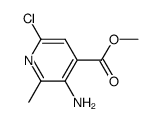 Methyl 3-amino-6-chloro-2-Methylisonicotinate Structure