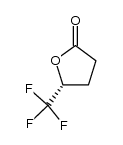 (-)-(R)-5-trifluoromethyldihydrofuran-2-one Structure