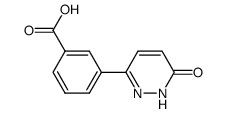 3-(6-oxo-1,6-dihydropyridazin-3-yl)benzoic acid结构式