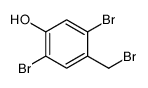 2,5-dibromo-4-(bromomethyl)phenol结构式