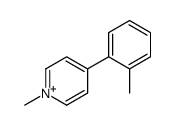 1-methyl-4-(2-methylphenyl)pyridinium结构式