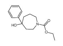 ethyl 4-hydroxy-4-phenylazepane-1-carboxylate Structure
