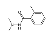 2-methylbenzoic acid, 2,2-dimethylhydrazide Structure