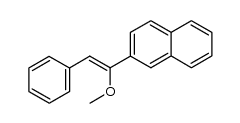 (Z)-1-methoxy-1(naphthalen-2-yl)-2-phenyletene Structure