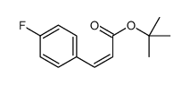 tert-butyl 3-(4-fluorophenyl)prop-2-enoate Structure