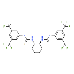 N,N'-(1S,2S)-1,2-cyclohexanediyl bis[N'-[3,5-bis(trifluoroMethyl)phenyl)]-Thiourea structure