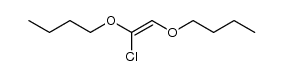 1,2-dibutoxy-1-chloro-ethene结构式