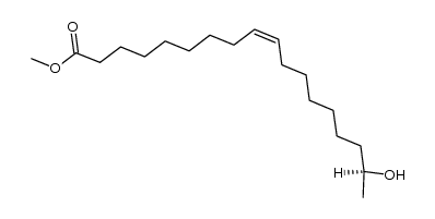 methyl 17-hydroxyoleate结构式