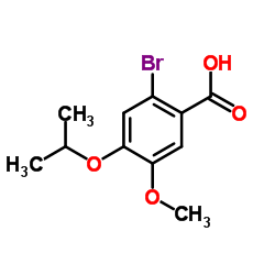 2-Bromo-4-isopropoxy-5-methoxybenzoic acid结构式