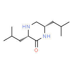 Piperazinone, 3,6-bis(2-methylpropyl)-, cis- (9CI) Structure