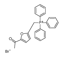 (5-acetylfuran-2-yl)methyl-triphenylphosphanium,bromide Structure