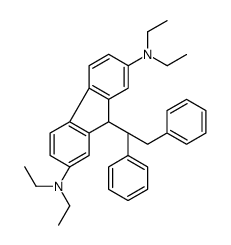 9,9-dibenzyl-2-N,2-N,7-N,7-N-tetraethylfluorene-2,7-diamine Structure