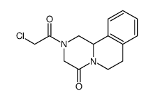 2-chloroacetyl-4-oxo-1,2,3,6,7,11b-hexahydro-4H-pyrazino<2,1-a>isoquinoline Structure