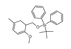 5-<(tert-butyldiphenylsilyloxy)methyl>-4-methoxy-1-methyl-1,3-cyclohexadiene Structure