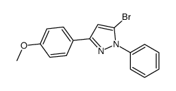 5-bromo-3-(4-Methoxyphenyl)-1-phenyl-1H-pyrazole picture