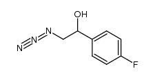 rac-2-azido-1-(4-fluorophenyl)ethanol结构式