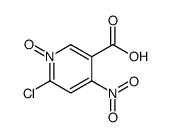 6-Chloro-4-nitronicotinic acid 1-oxide结构式