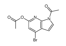 1-Acetyl-4-bromo-1H-pyrrolo[2,3-b]pyridin-6-yl acetate picture